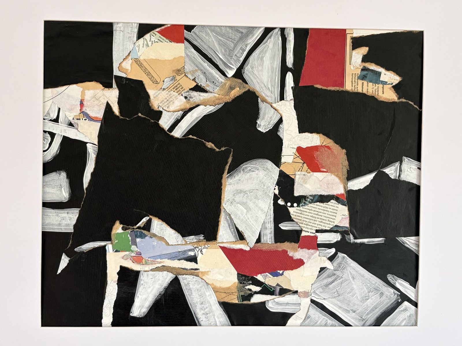 Decollage – Arbeit auf Papier von Christine Guthoff